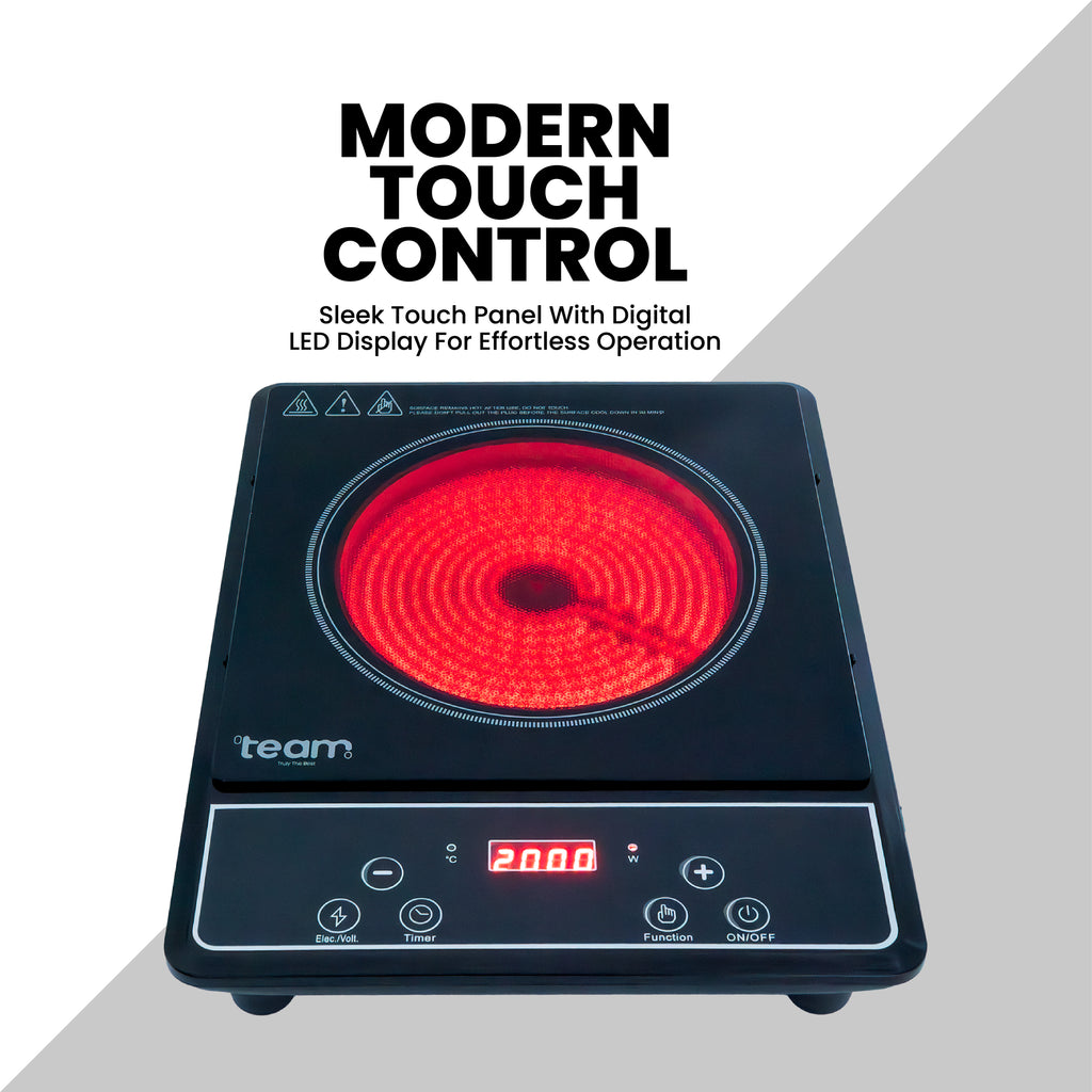 Infrared Cooker 2000W with Digital LED Display