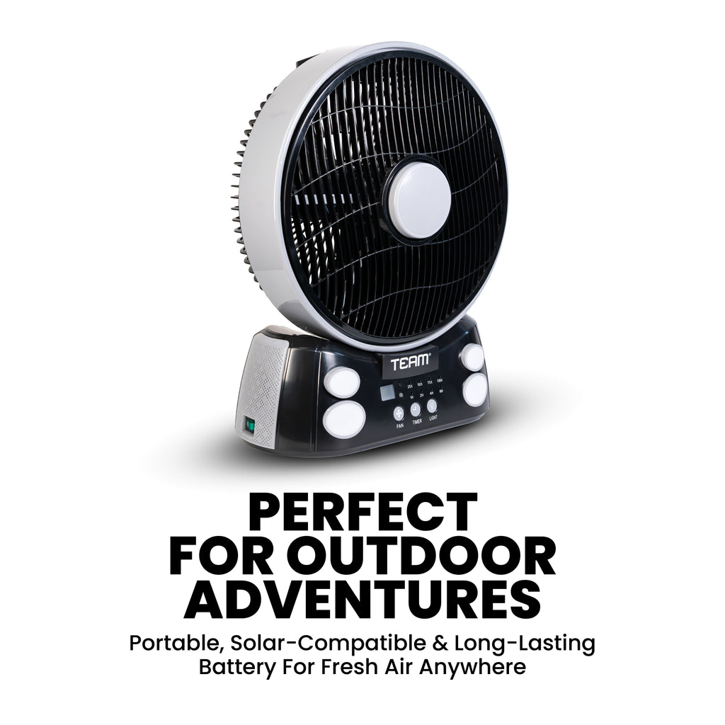 Rechargeable Emergency Fan - 12 Inch