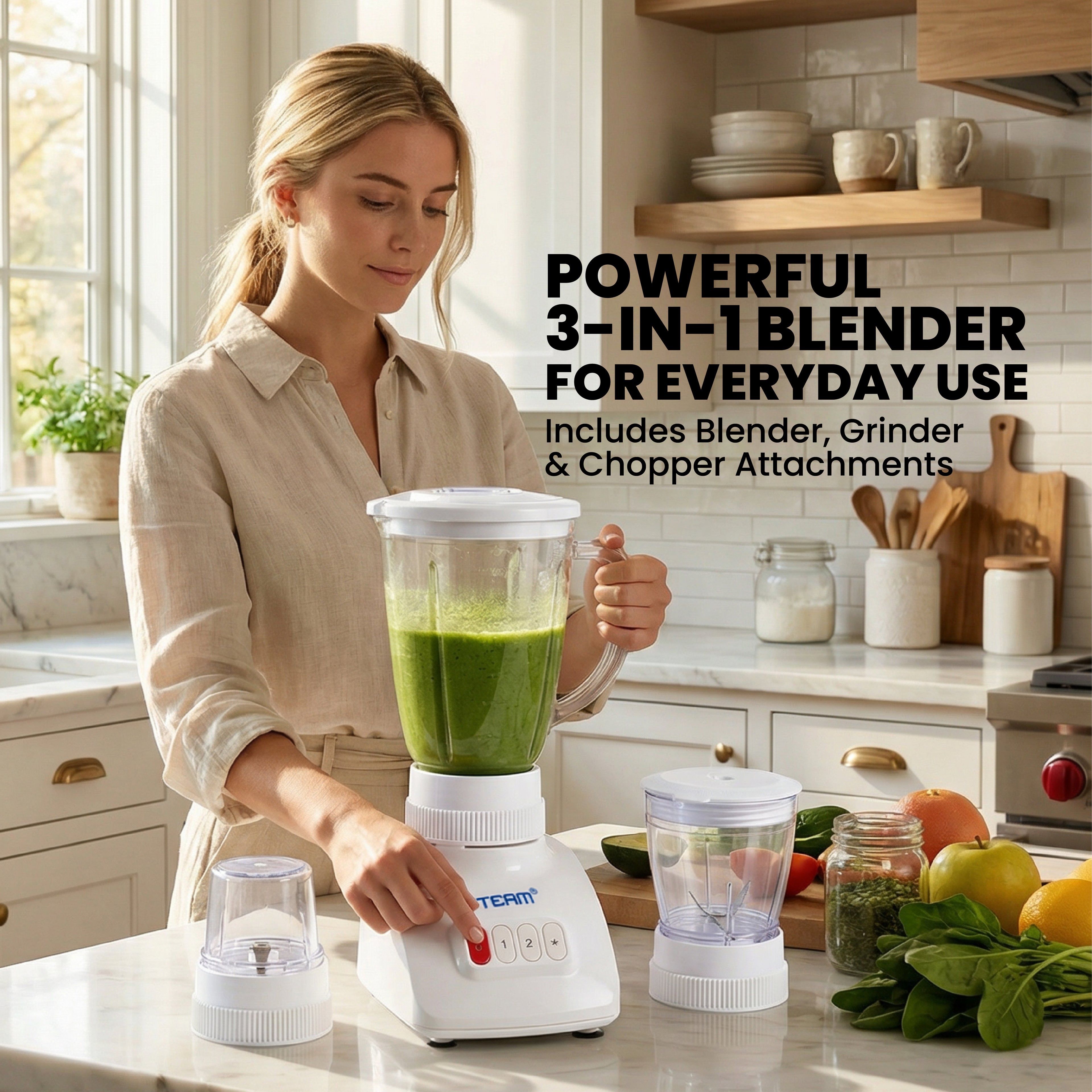 3-IN-1 Blender - 400W