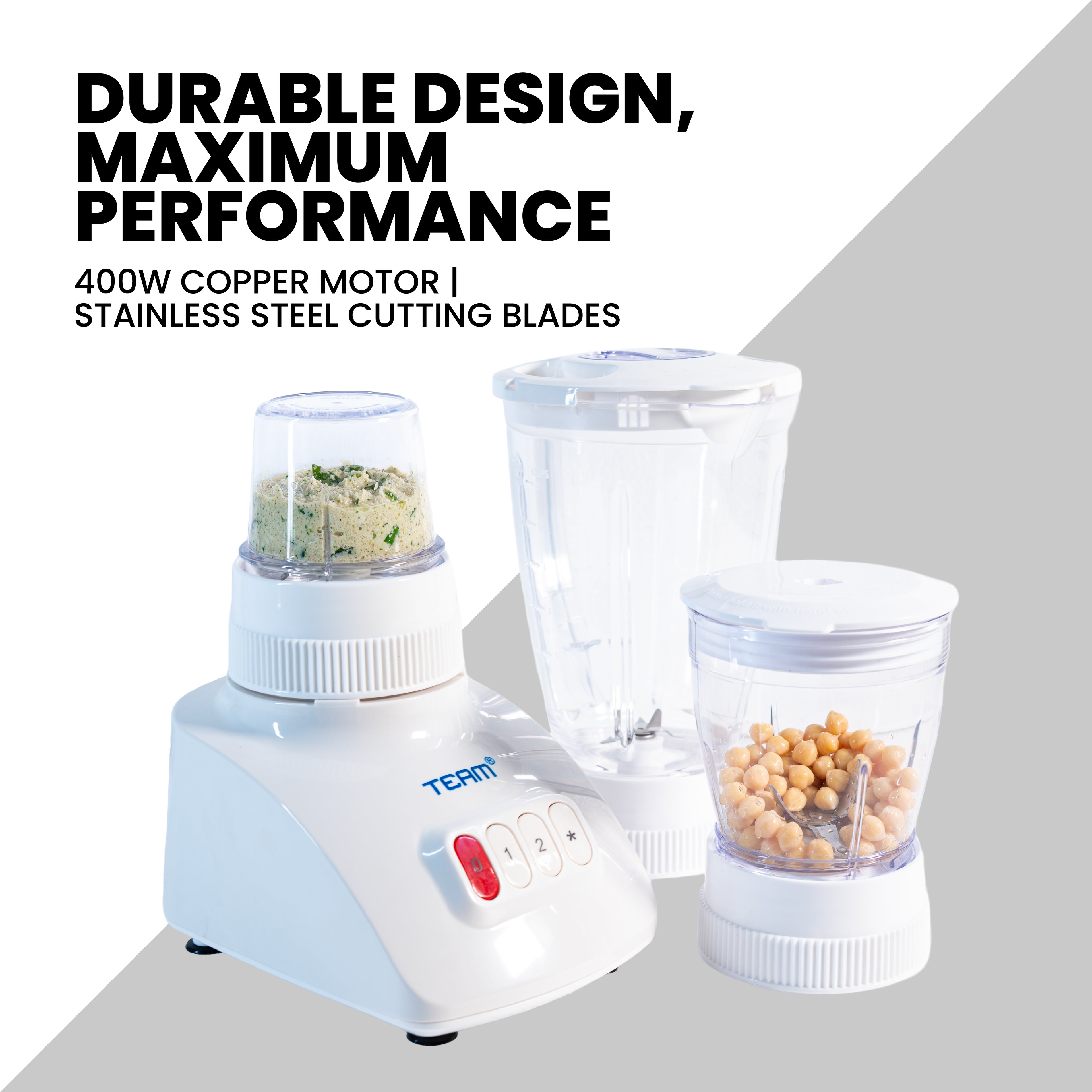 3-IN-1 Blender - 400W