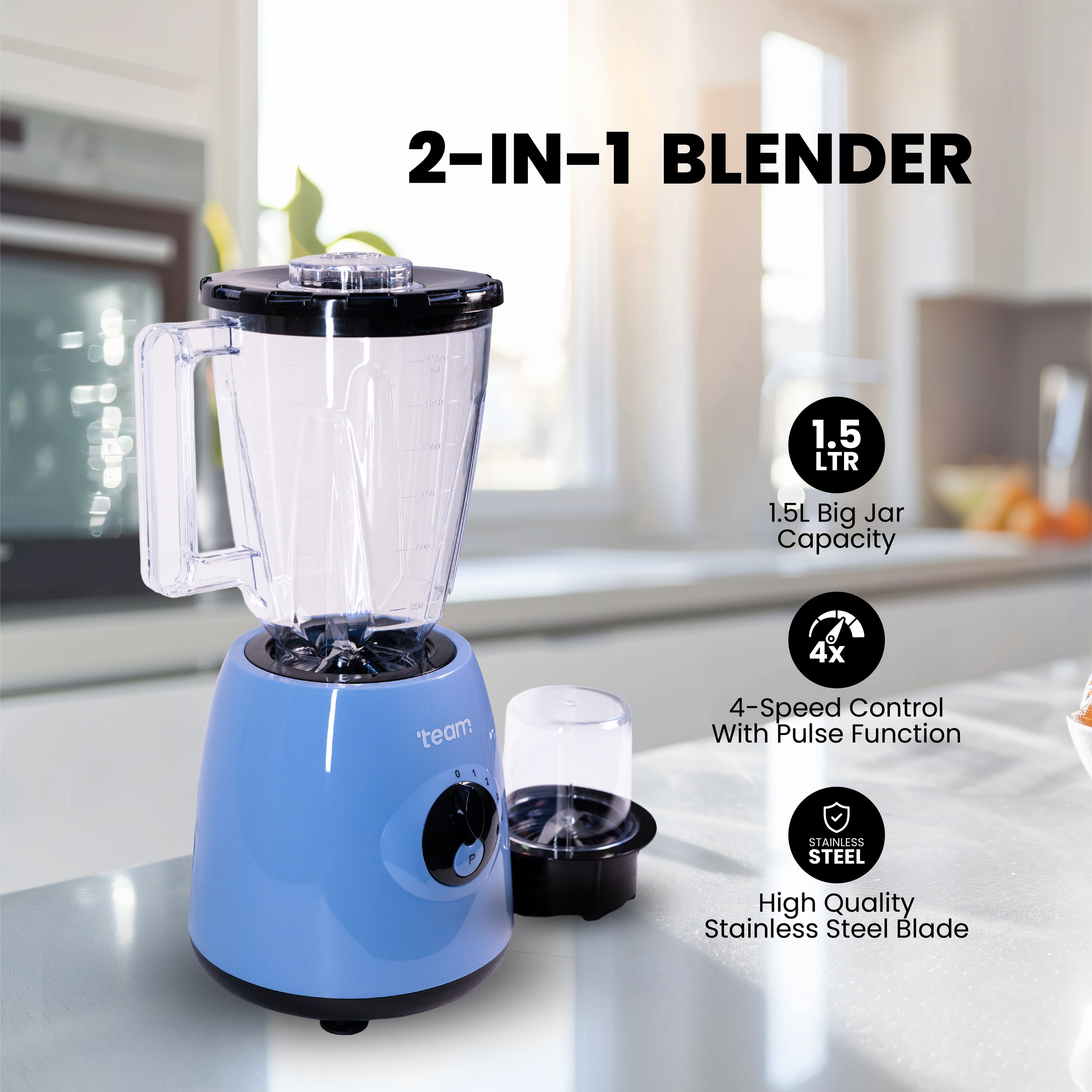 2-IN-1 Blender 300W